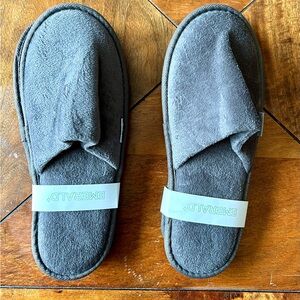 Emerald Soft Gray House Slippers, Unisex